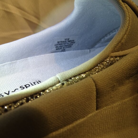 Easy Spirit Travel Time Slip on Mule Gray Silver Sparkle Snake Pattern Size 10m - Picture 5 of 8